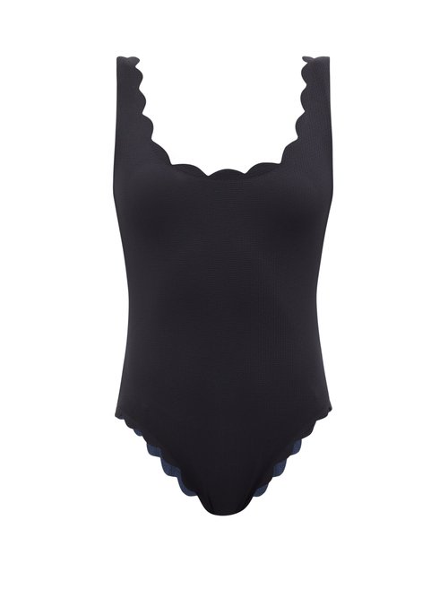 Marysia - Palm Springs Recycled Fibre-blend Swimsuit Black Beachwear