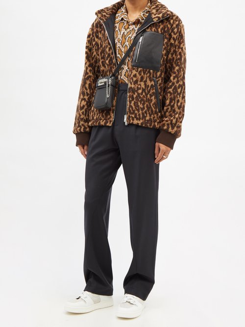 sacai LEOPARD FLEECE BLOUSON - その他