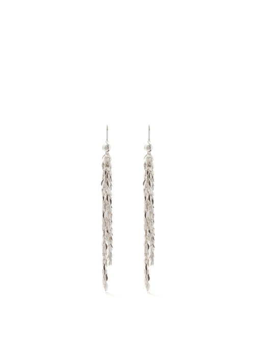 Isabel Marant Feather-drop Earrings In | ModeSens