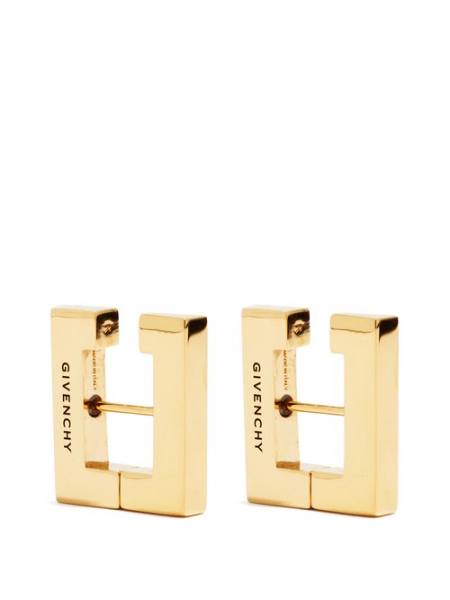 G-square Logo-engraved Earrings | Smart Closet