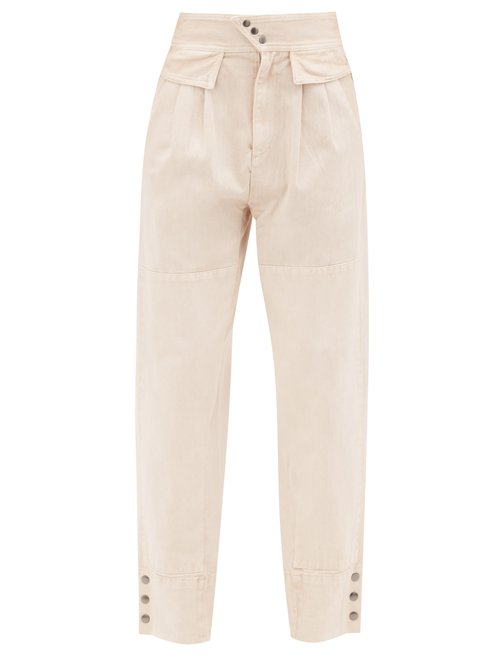 Sea Augustine High-rise Pleated Jeans