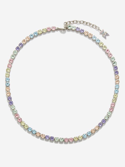 Candy Rainbow Crystal Cup-chain Necklace