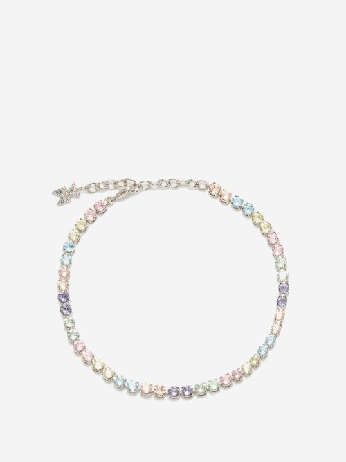 Candy Rainbow Crystal Cup-chain Anklet