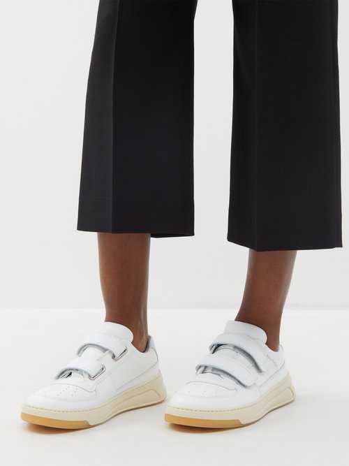 Steffey Friend Sneakers - Acne Studios - White - Leather