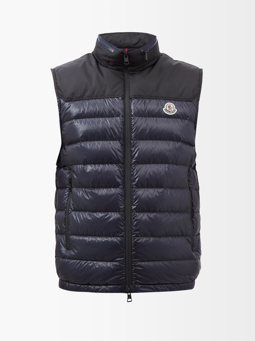 Moncler Ortac Logo-patch Quilted Down Gilet