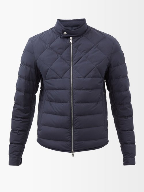 Moncler Choquart Panelled Quilted Down Coat