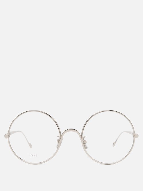 LOEWE Eyewear Round Metal Glasses