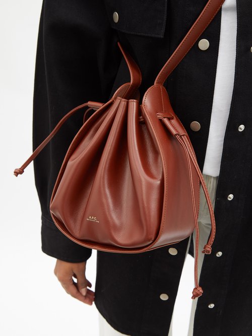 A.P.C. Courtney Small Leather Cross-body Bag | Smart Closet