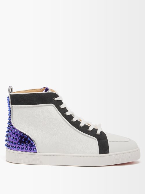 Rantus Spiked Leather High-top Trainers