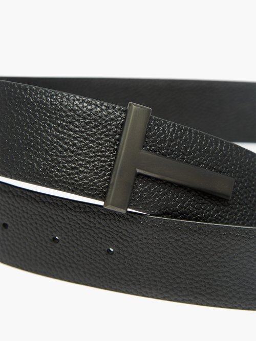 Tom Ford Men's Reversible Full-Grain Leather Belt