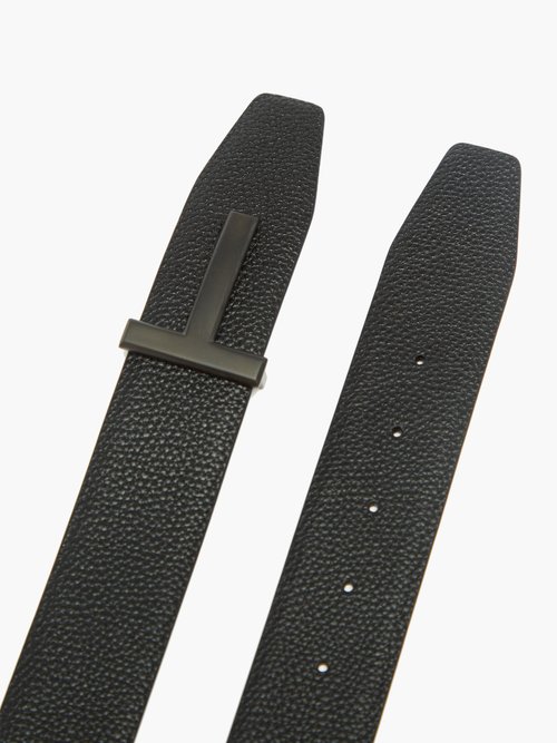 TOM FORD T logo-buckle Reversible Belt - Farfetch