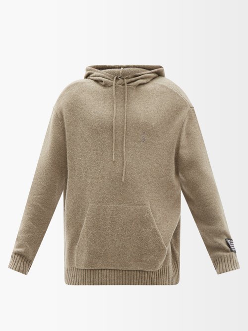 Dollar Knitted Hooded Sweater