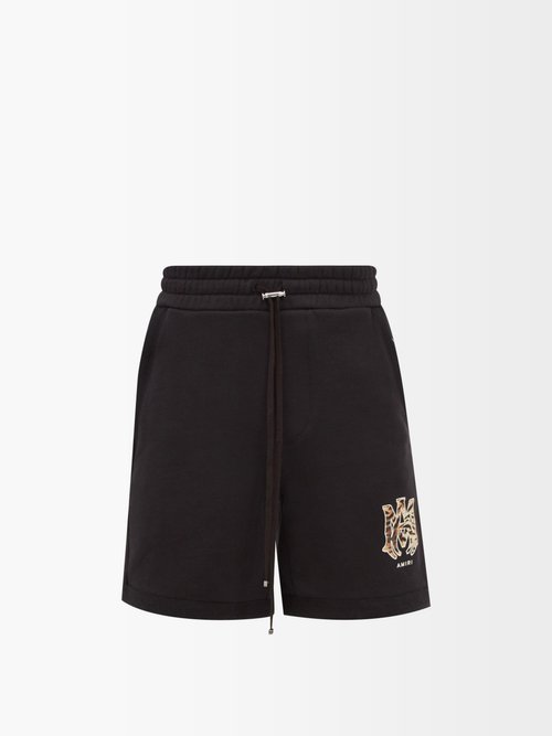 Tiger-logo Cotton-jersey Shorts