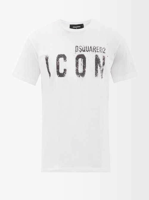 Dsquared2 logo-print cotton shirt | Smart Closet