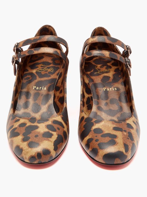 Christian Louboutin Kate 100mm Cheetah Pumps