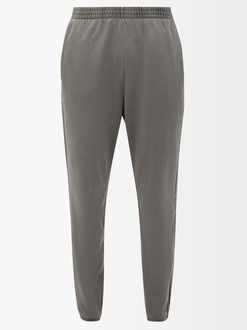 Interval Cotton-jersey Track Pants