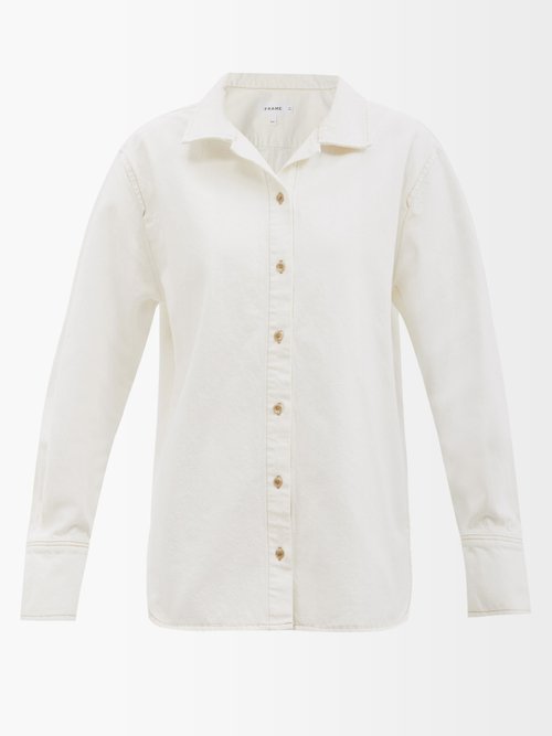 Frame - The Standard Denim Shirt Ivory