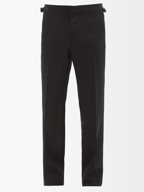Burberry Radcliffe Wool-crepe Tuxedo Trousers