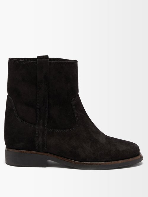 Isabel Marant - Susee Suede Ankle Boots Black