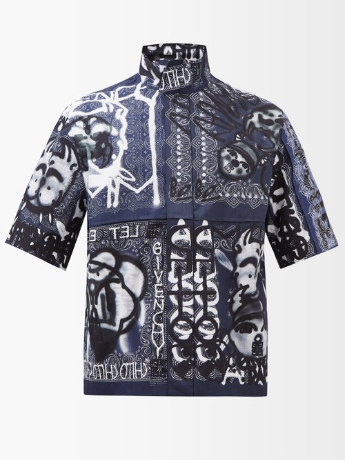 Givenchy X Chito Bandana-print Cotton Shirt | Smart Closet