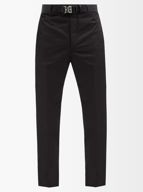 Givenchy 4g-buckle Technical-shell Trousers