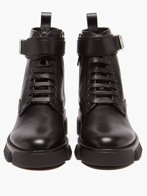 Givenchy 4g-buckle Leather Boots | Smart Closet