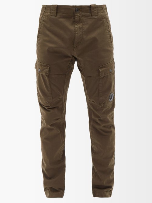 C.P. Company Stretch-cotton Sateen Cargo Trousers