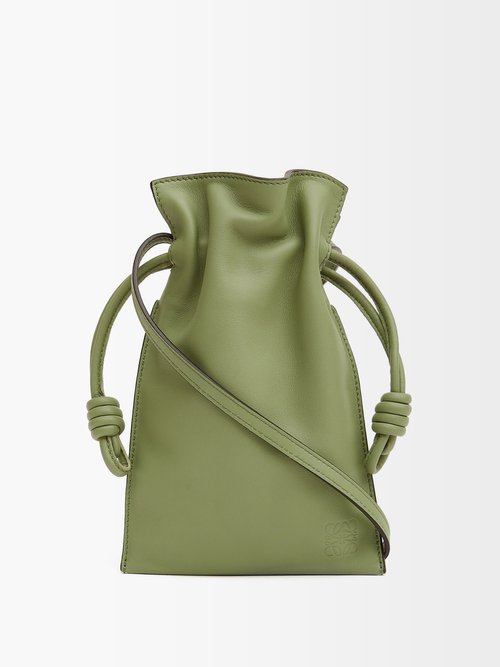 Flamenco Pocket Mini Leather Cross-body Bag