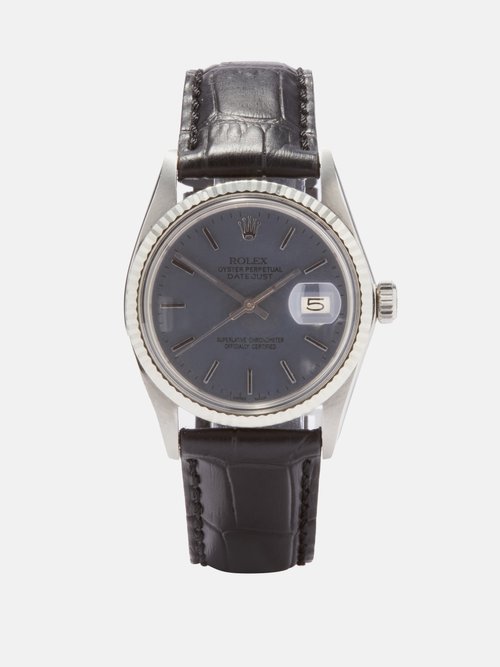 Lizzie Mandler Vintage Rolex Datejust 35mm Steel & Gold Watch