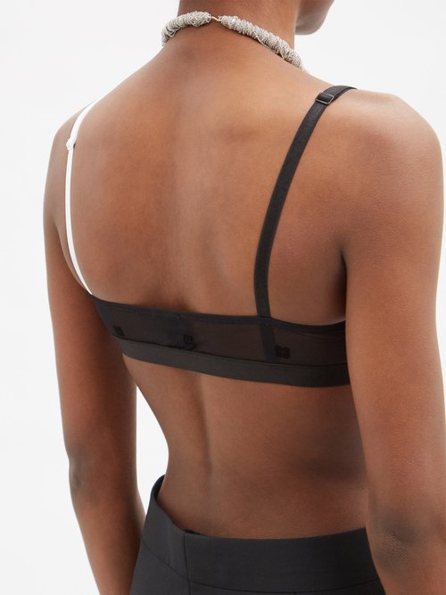 Givenchy Elasticated Bra with Buckle in Black