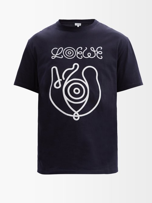 Eye/loewe/nature-logo Cotton-jersey T-shirt