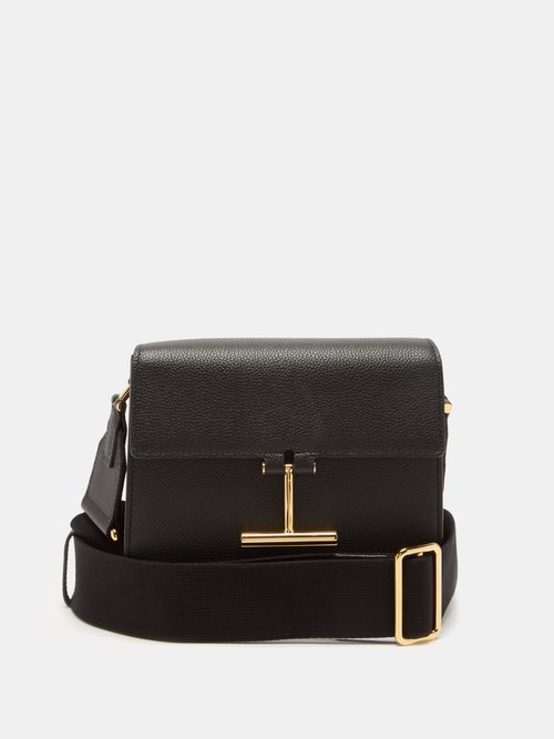 TOM FORD Tara Mini Grain Leather Crossbody Bag