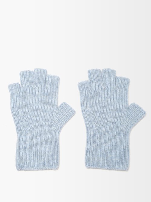 Beatrix Fingerless Cashmere Gloves
