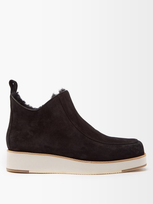 Gabriela Hearst Harry Suede Ankle Boots