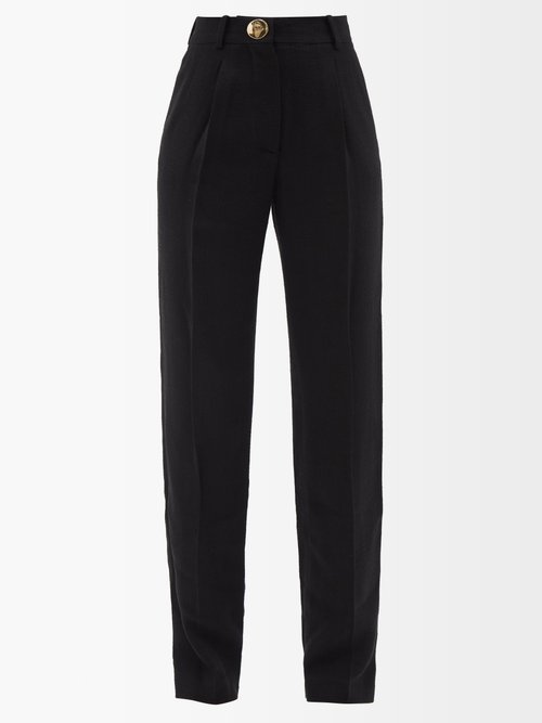 Hector High-rise Pleated Tailored Trousers