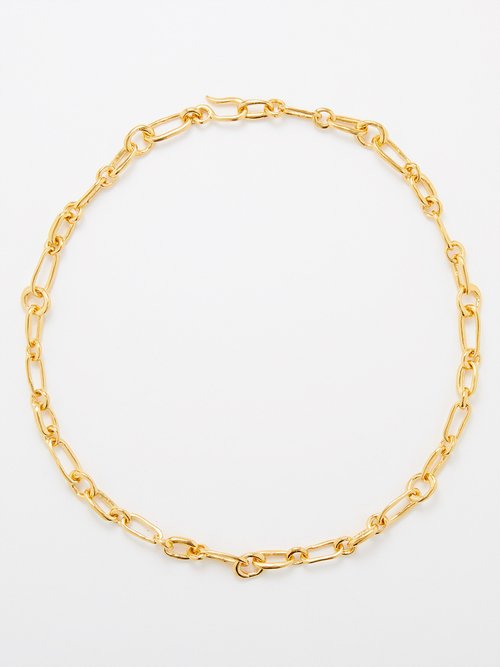 sophie buhai - grecian 18kt gold-vermeil chain necklace womens gold