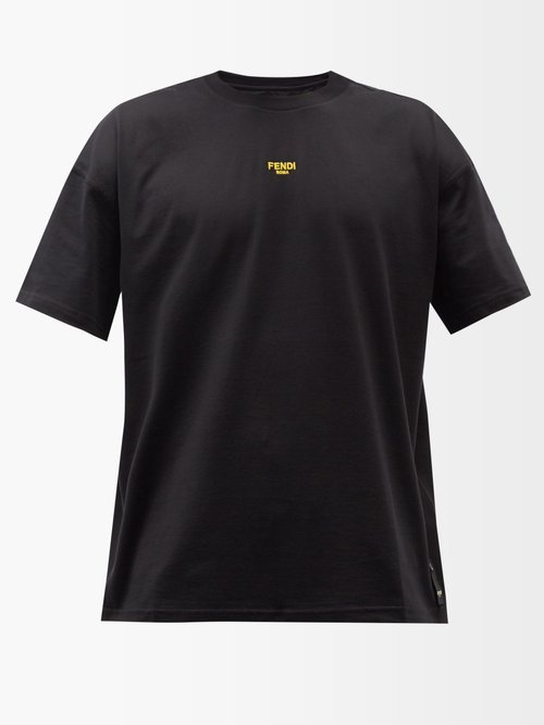 Logo-embroidered Cotton-jersey T-shirt