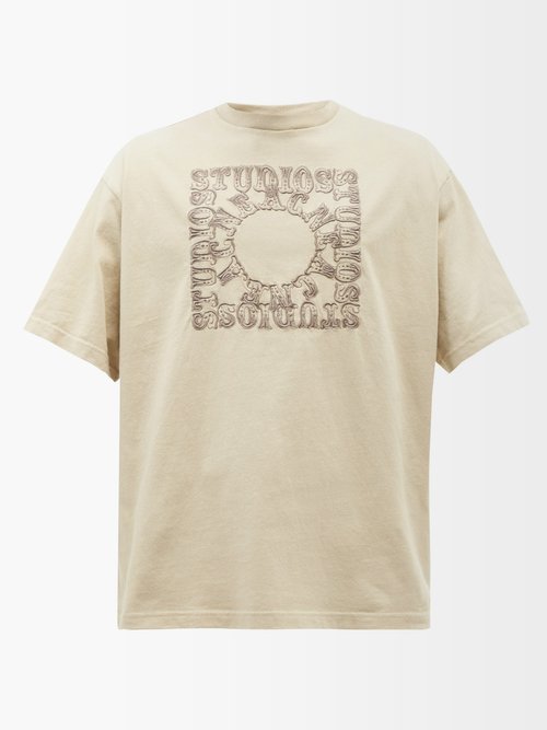 Edlund Circus-logo Embroidered Cotton T-shirt