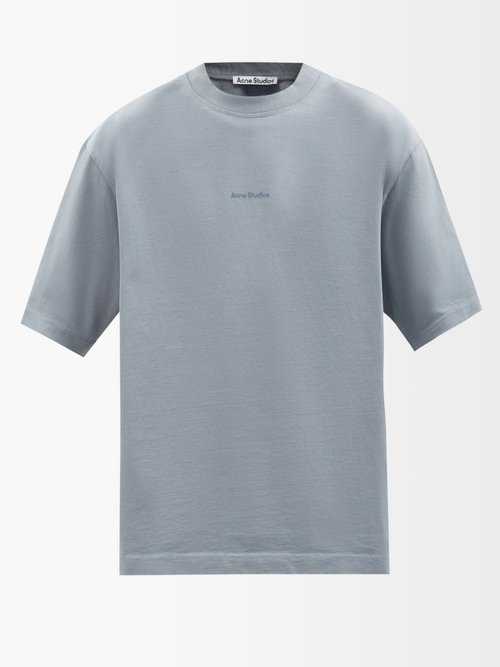 Acne Studios Extorr Logo-print Crew-neck Cotton T-shirt