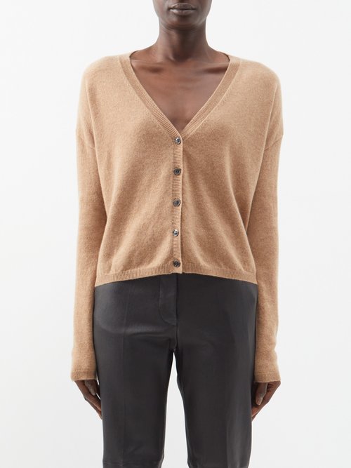 LISA YANG Abby Cropped Cashmere Cardigan