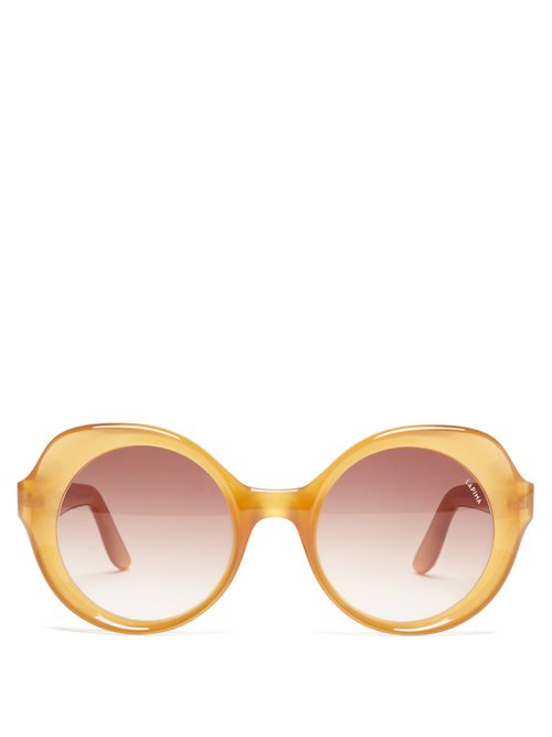 Carlota Round Acetate Sunglasses