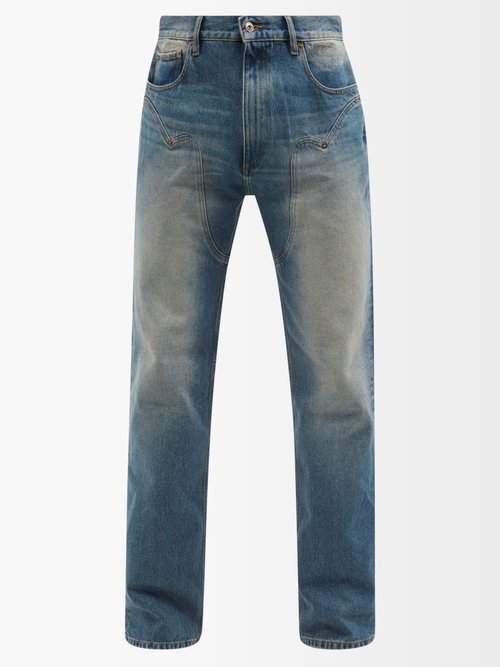 Y/Project Cowboy Chap Panelled Jeans | Smart Closet