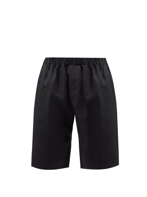 Albus Lumen Elasticated-waist Linen Shorts
