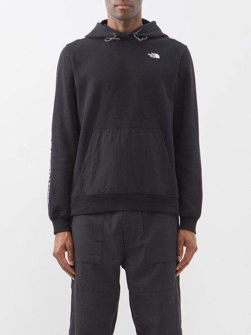 The North Face - Tech Cotton-blend Jersey Hooded Sweatshirt - Mens - Black