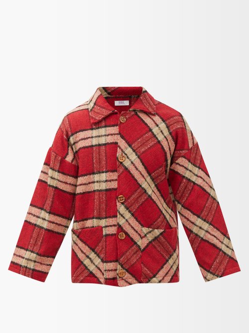 ERL Plaid Panelled Jacket | Smart Closet