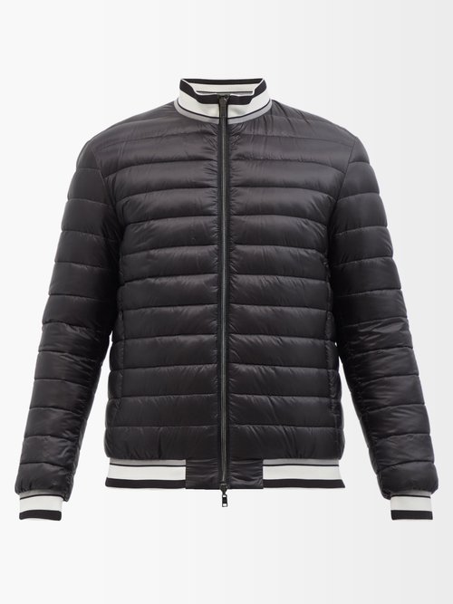 Herno Reversible Quilted Down Bomber Jacket