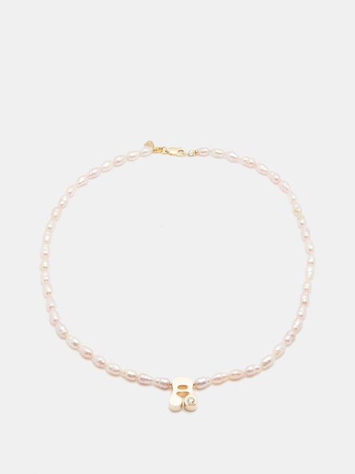 Alison Lou - Stellar Diamond & 14kt Gold Necklace (a,c,h) - Womens - Pearl
