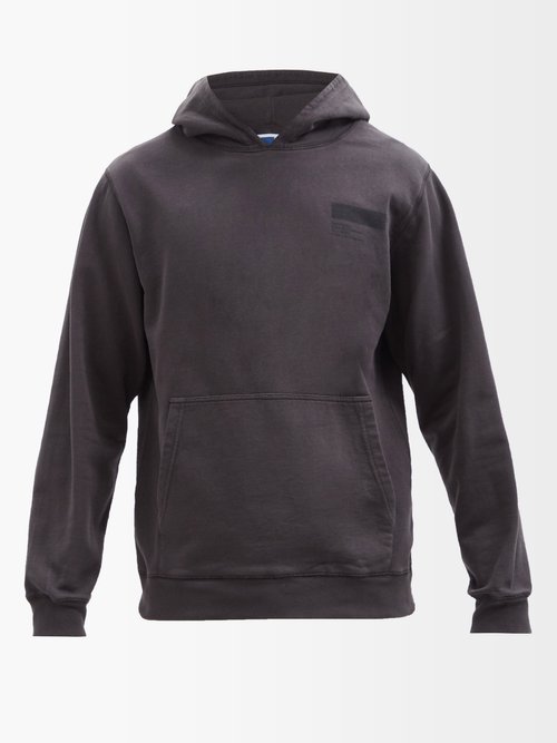 Affxwrks - Standardised Cotton-blend Hooded Sweatshirt - Mens - Black