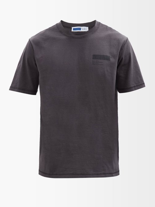 Affxwrks - Standardised Cotton-jersey T-shirt - Mens - Black