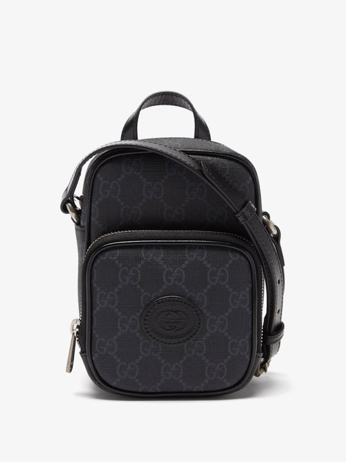 Gucci GG Supreme Canvas And Leather Mini Cross-body Bag